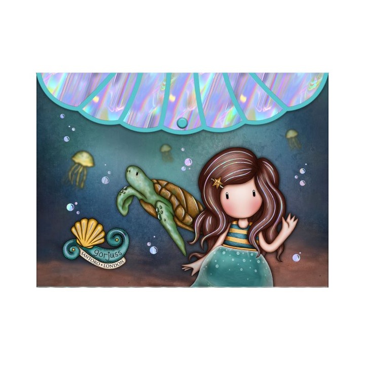 Dosar Santoro Gorjuss Making Waves - Deep Secrets and The World Is Your Oyster, 2 buc, Multicolor