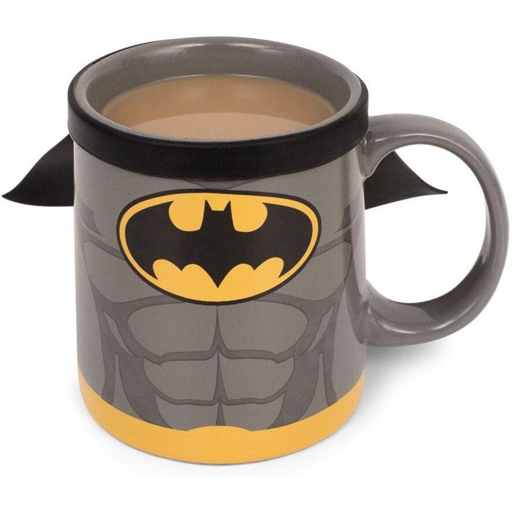 Cana ceramica Batman, Thumbs Up, 250ml, multicolor