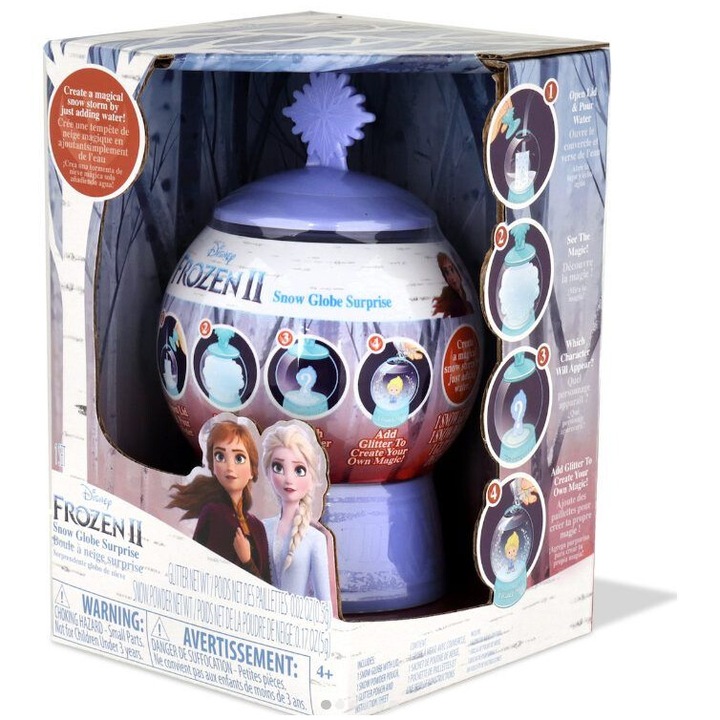 Glob de zapada surpriza Frozen 2, Fanatics, jucarie interactiva pentru copii