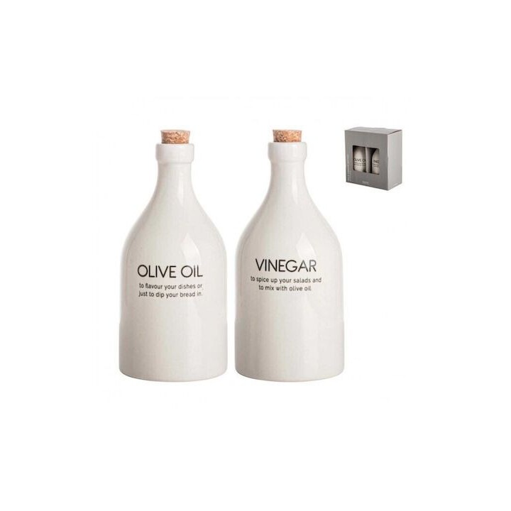 Set Oliviere, Marva, Portelan, 350 ml, Alb