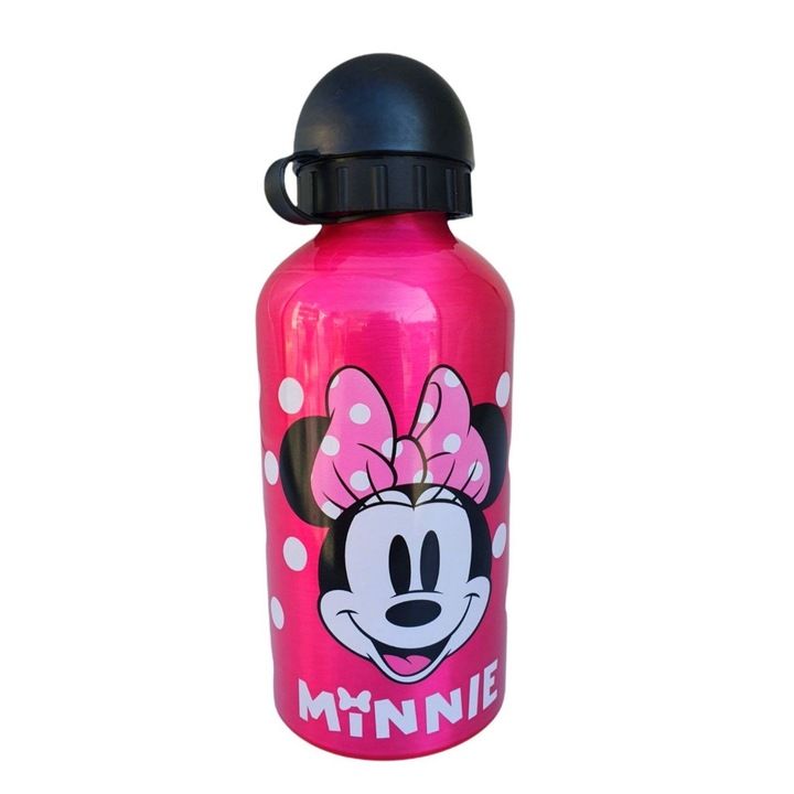 Minnie Mouse alumínium flakon 500 ml, rózsaszín