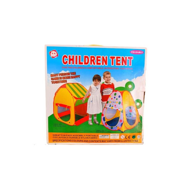 Cort pentru copii, Happy children, multicolor, 91x91x100cm