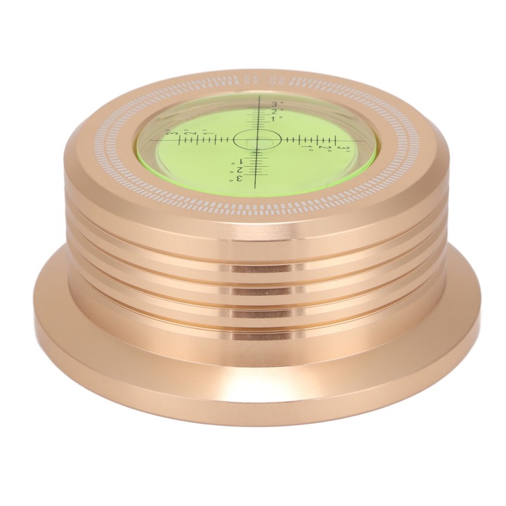 Lemezjátszó stabilizátor, LP528, alumínium, 76,5 mm x 33 mm, bakelit hangszedőhöz