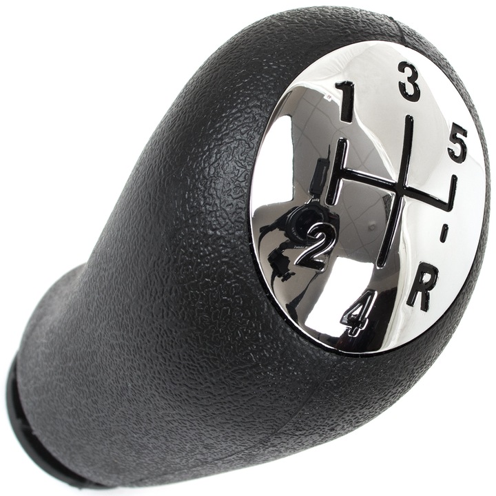 Sebességváltó gombok, Renault Laguna II, fekete, krómozott részletekkel, új, 13-16mm