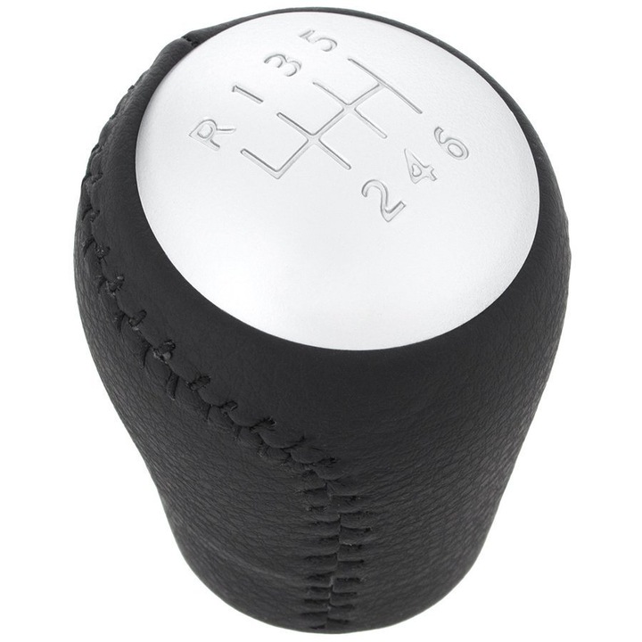 Nuca schimbator de viteze, MODECAR, Nissan Qashqai, 6 trepte, ecopiele, negru