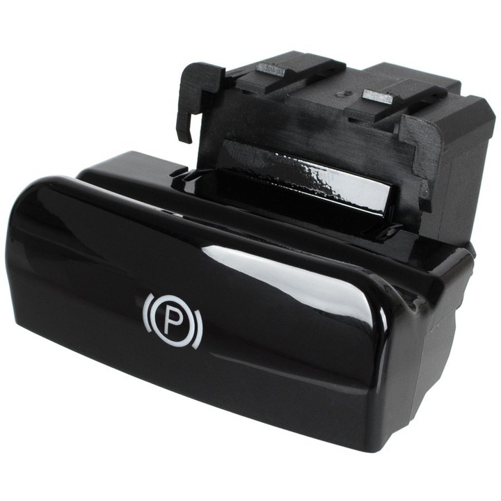 Buton frana de mana, MODECAR, 7 pini, negru lucios, pentru Citroen C4 II, Grand Picasso I, DS4, Peugeot 3008, 5008