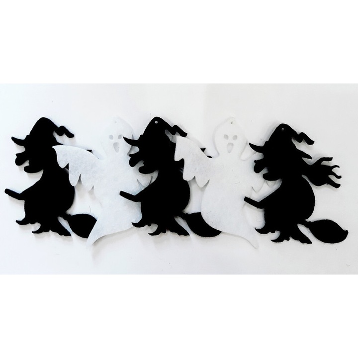 Filcfigura boszi és szellem 5db/cs, kb.6cm 23237