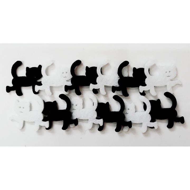 Filcfigura cica 12db/cs, kb.3cm 27324