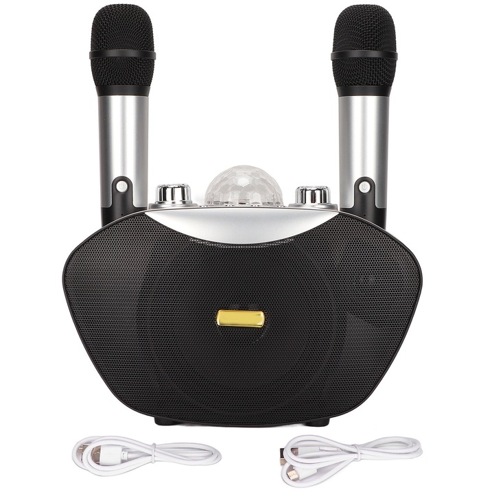 Boxa portabila Jormftte Bluetooth 5.0, waterproof, 1800mAh, neagra