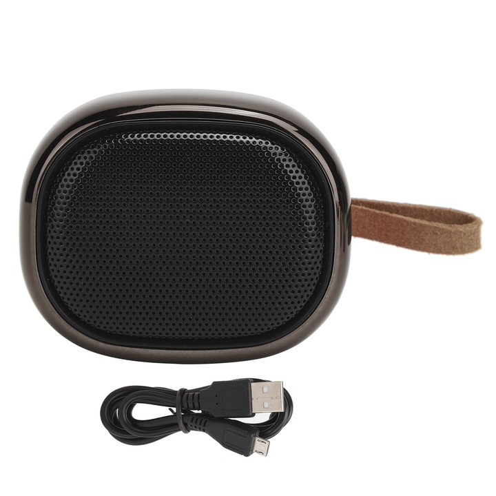Boxa portabila Jormftte, mini, flexibila, cu lampa LED, roz, 39x6x5.5cm
