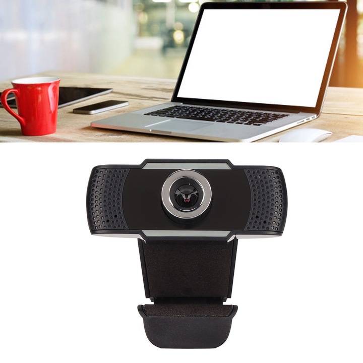 Jormftte webkamera, 360 fokos forgatás, beépített mikrofon, 640x480, USB 2.0