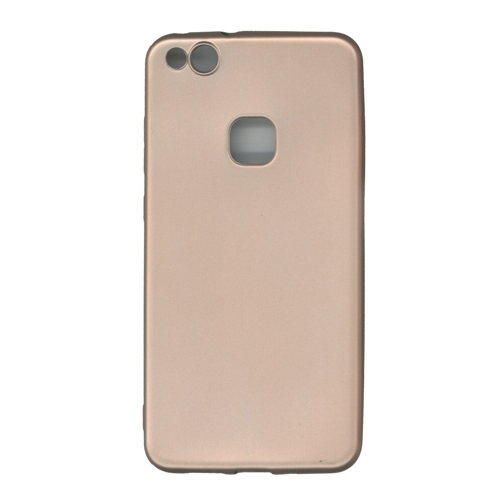 Husa din silicon mat Eurocell pentru Huawei P10 Lite, auriu