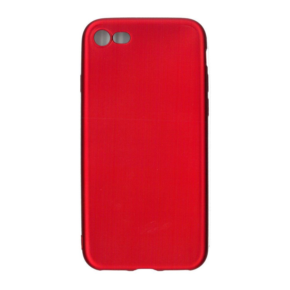 Husa din silicon mat Eurocell pentru iPhone 7/8, rosu