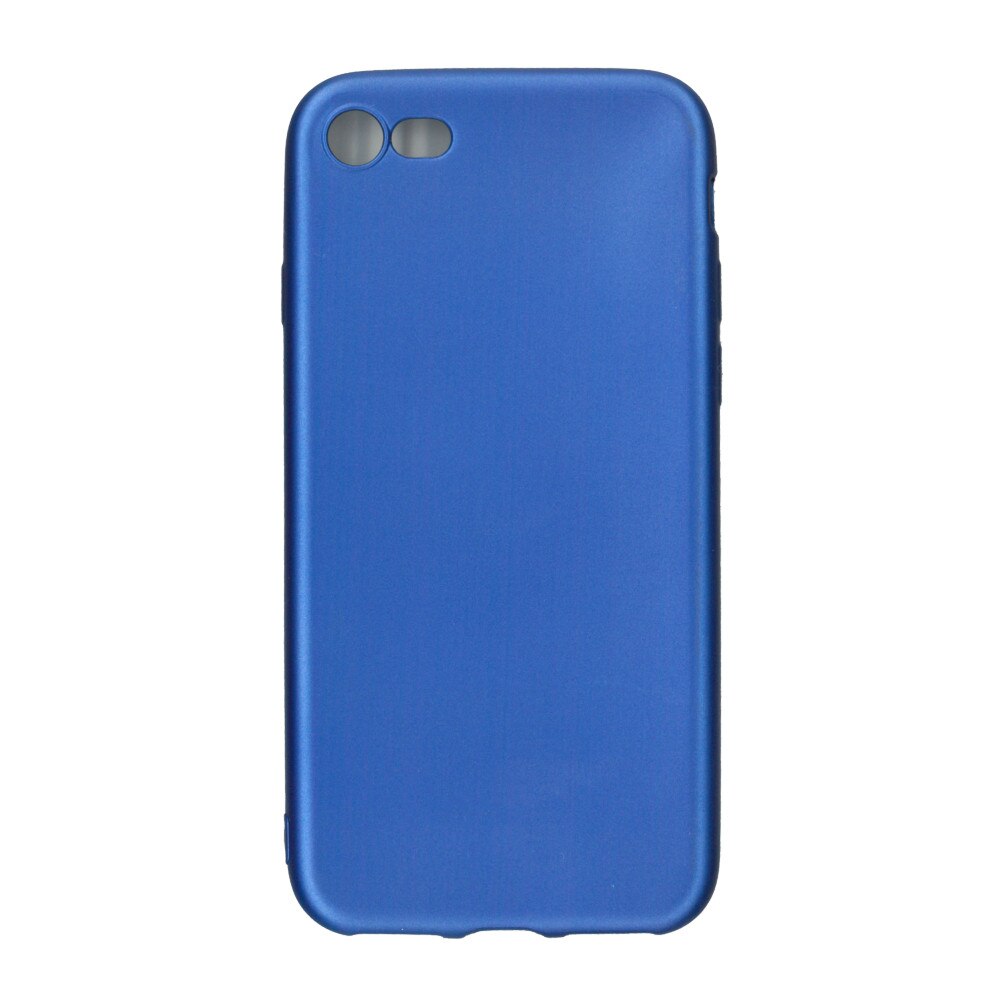 Husa din silicon mat Eurocell pentru iPhone 7/8, albastru