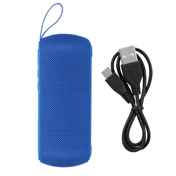 Boxa portabila Jormftte SZ-L801 Bluetooth 5.0, 3W, zinc, albastra