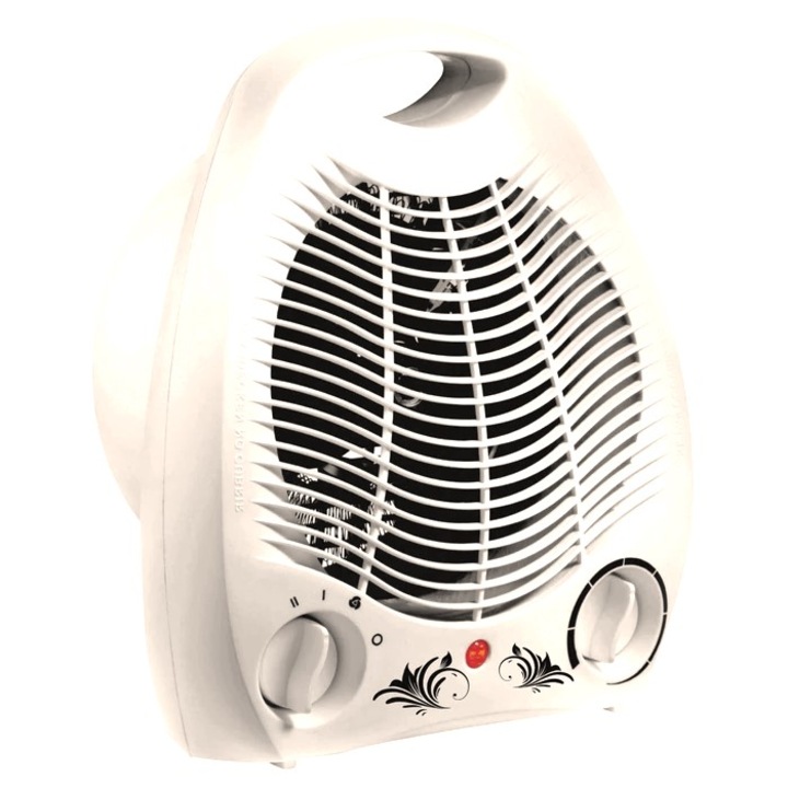 Духалка за топъл и студен въздух, електрическа, DUBRA®, 2 степени, 2 kW, термостат, защита от прегряване, 230 V