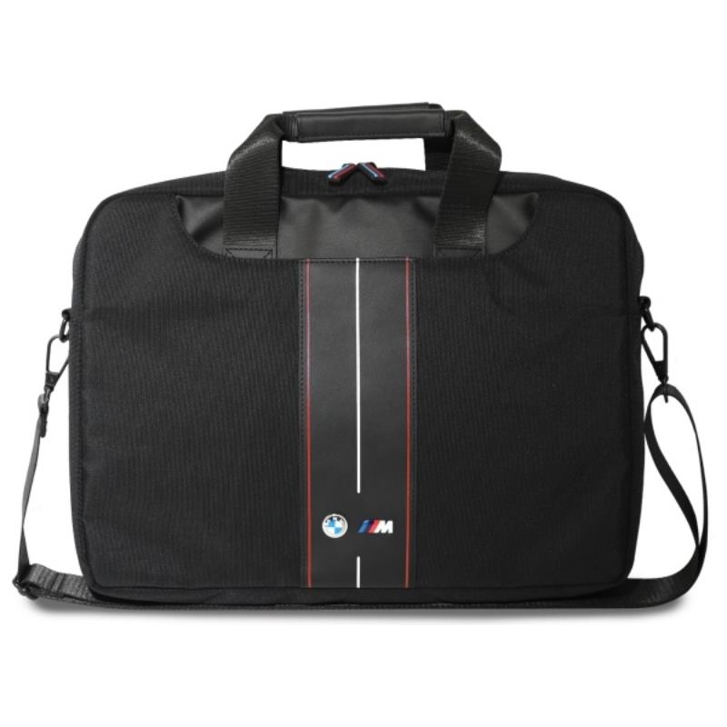 Geanta laptop BMW, nylon, 16", rosu, ecologica