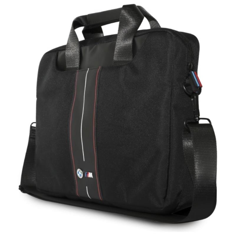 Geanta laptop BMW, nylon, 16", rosu, ecologica