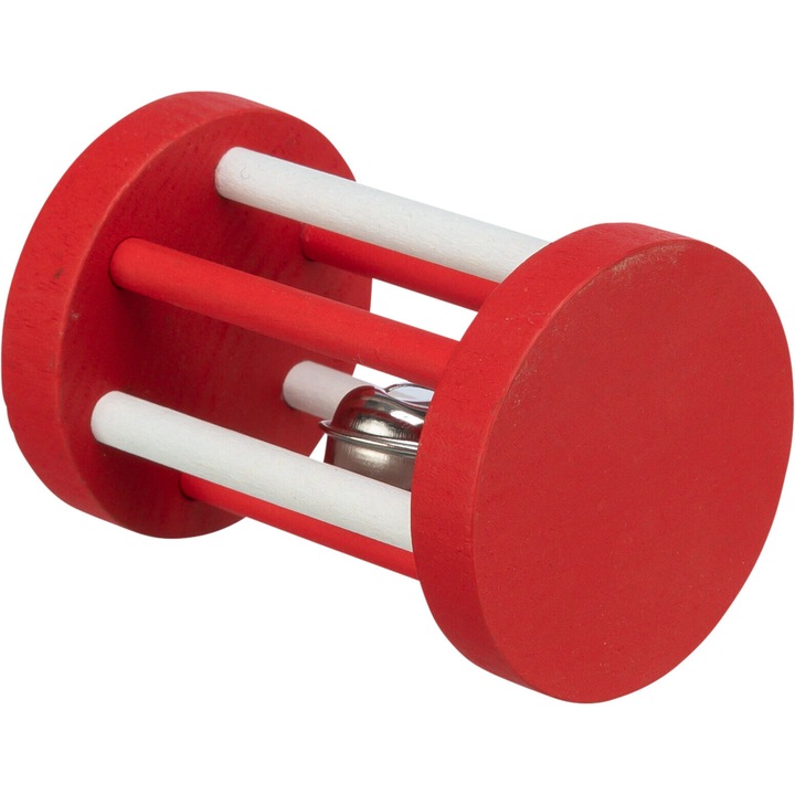 Trixie Fa Játék Henger Csengővel, 5x7 cm 926541