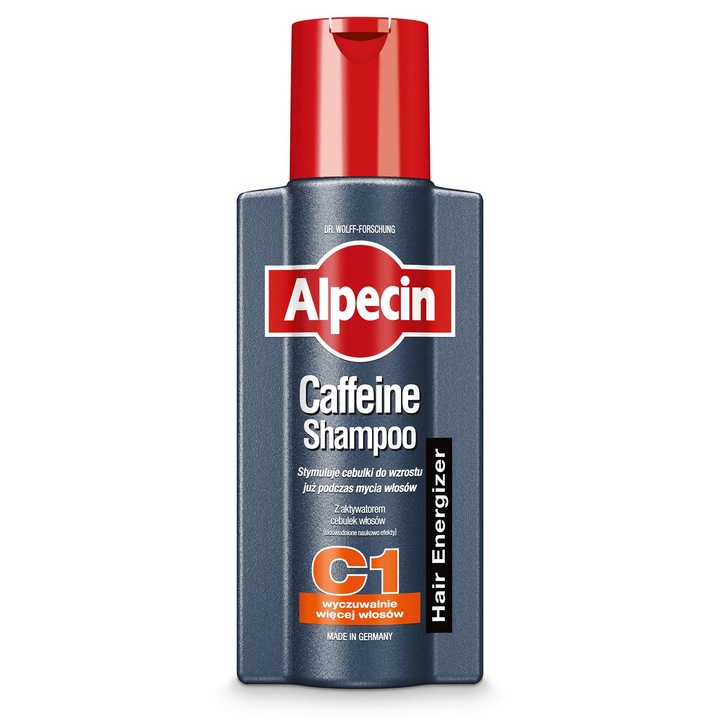 Alpecin Hair Energizer Caffeine C1 шампоан за коса, 375 ml, за стимулиране на растежа на косата, намаляване на косопада