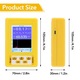 Detector HOPE R®, radiatii nucleare si electromagnetice, Contor Geiger, mW, 0-99.99 µSv/h, 0-999, 99 V/m, 0-99, 999 μT, LCD, galben