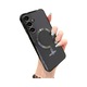Husa Electro Mag Cover Hybrid, Compatibila cu Samsung Galaxy S24 FE, Compatibil cu Incarcarea Magsafe, Protectii inclusiv pentru camera, Flexibila, Transparent/Negru