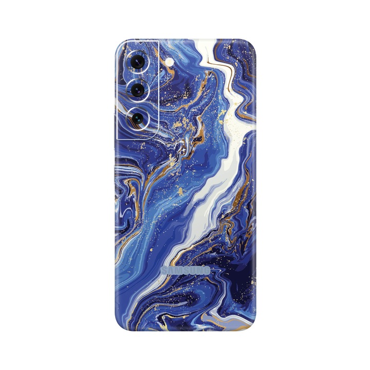 Folie de protectie pentru Samsung Galaxy S22, Colectia Signature, Skin Spate cu laterale unite, Stellar Drift