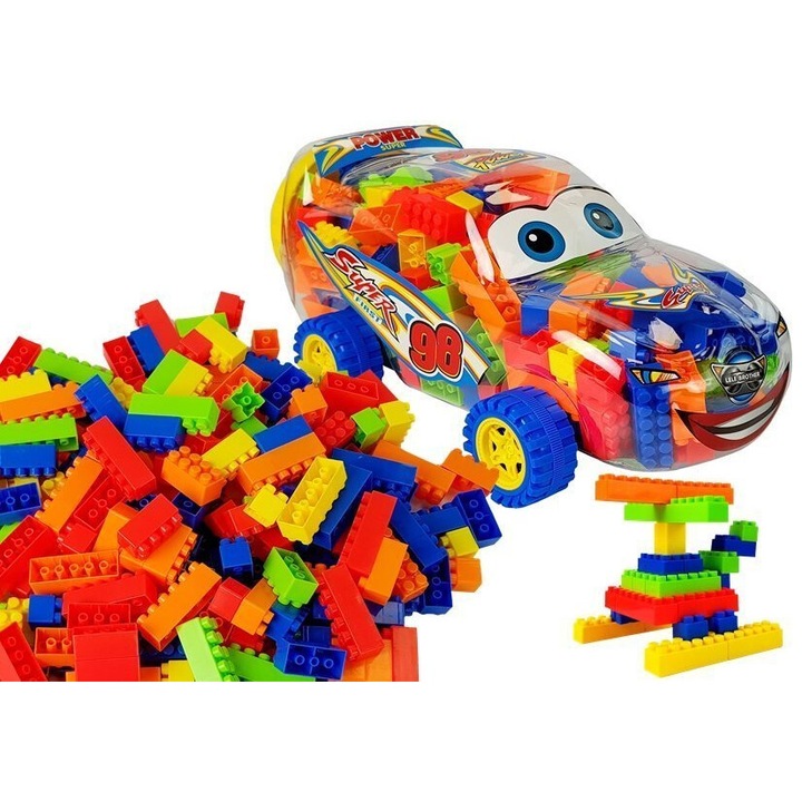 Конструктор LEAN TOYS, 205 части, многоцветни, 35 см