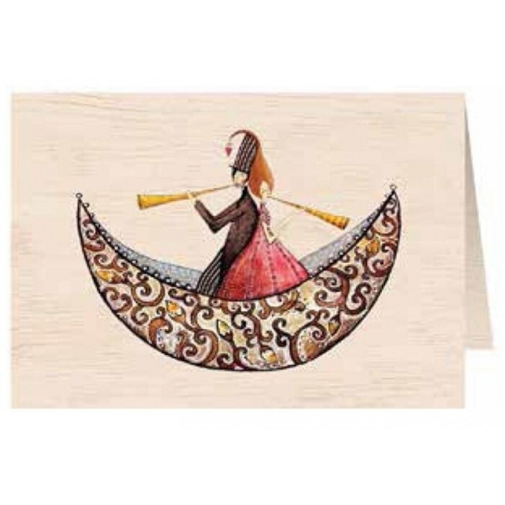 Karnet drewniany C6 cu coperta, Cozywood, 164x118mm, folia