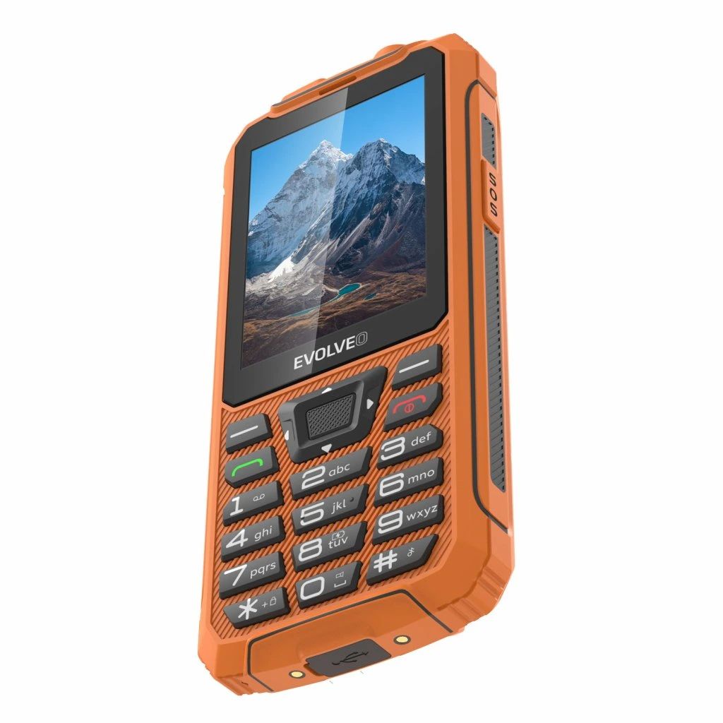 Telefon mobil Evolveo StrongPhone Z6, DualSIM, 2.8 inch, Ro-Alert, 4000mAh, portocaliu