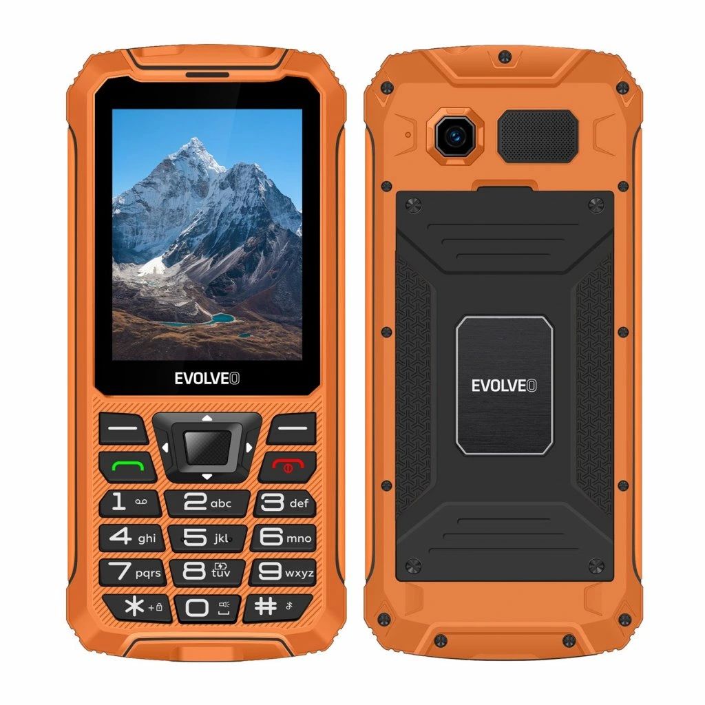 Telefon mobil Evolveo StrongPhone Z6, DualSIM, 2.8 inch, Ro-Alert, 4000mAh, portocaliu