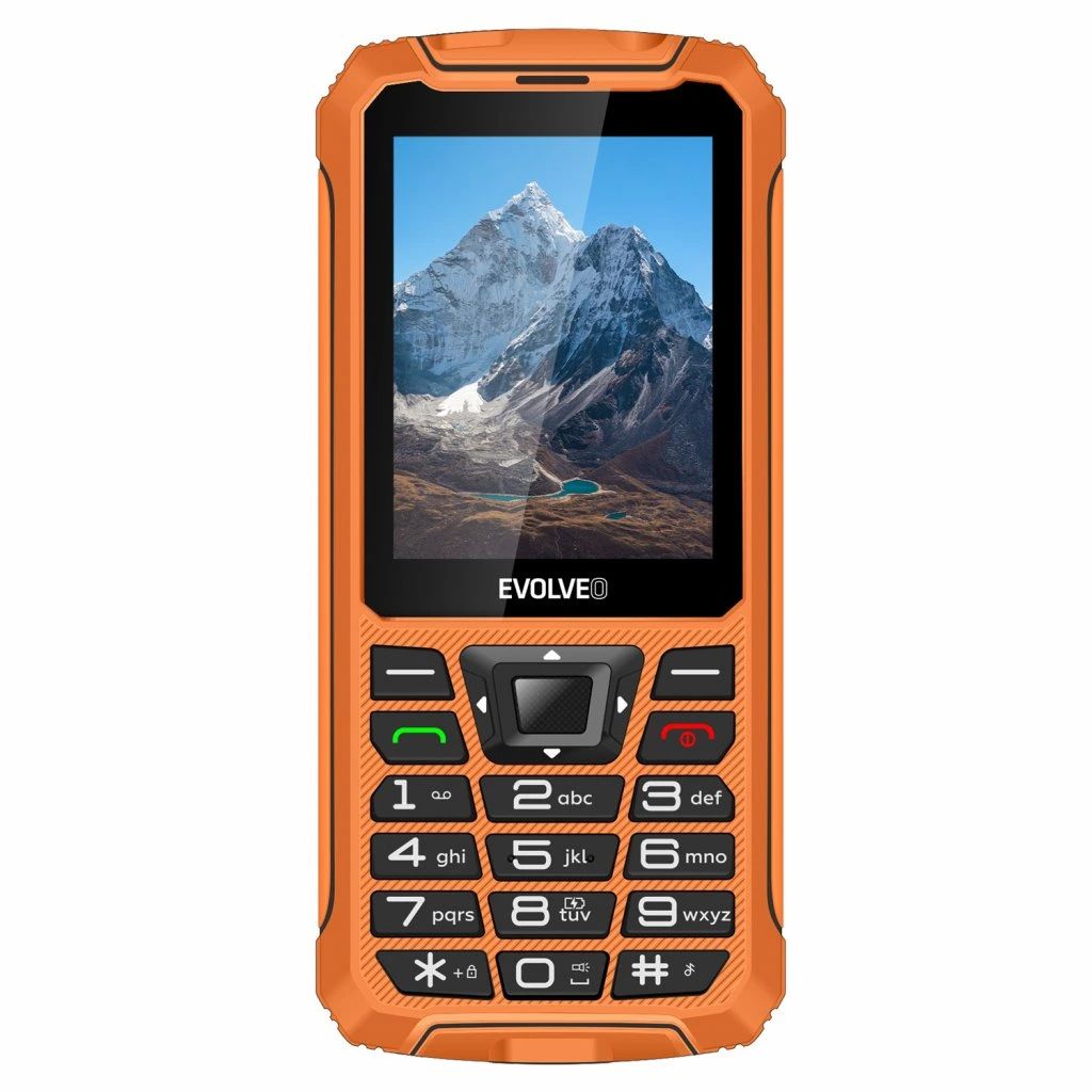 Telefon mobil Evolveo StrongPhone Z6, DualSIM, 2.8 inch, Ro-Alert, 4000mAh, portocaliu