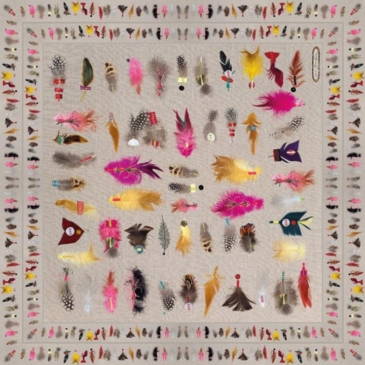 Karnet kwadrat Tickled Pink, Museums & Galleries, 170x170 mm, cu coperta