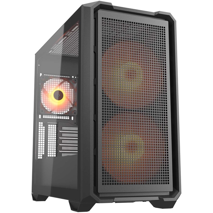 Компютърна кутия COUGAR MX600 Mini RGB, Черен, Mini Tower