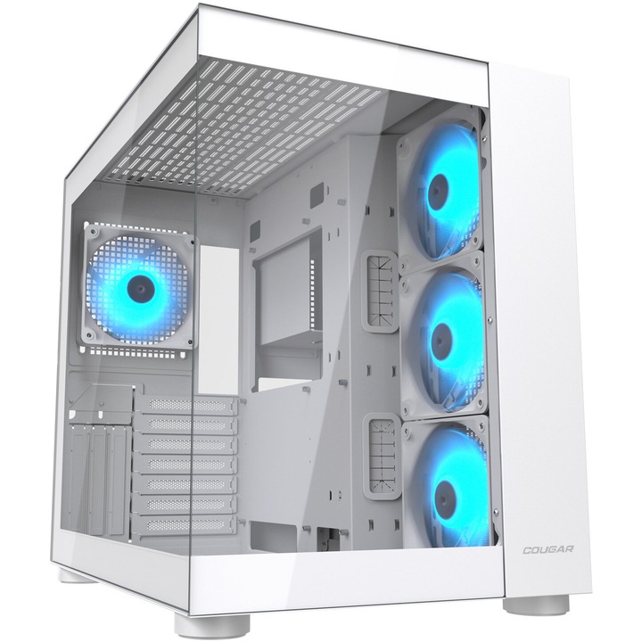 Carcasa PC Modecom, ARGB, Midi Tower, Negru