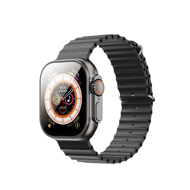 Смарт часовник XO M9 Ultra, AMOLED, 2.01", черен