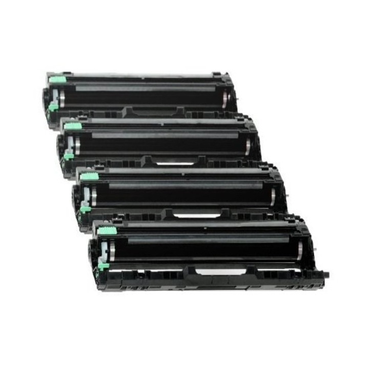 Set de 4 Unitate Cilindru DR241 Universal Multicolor 60000 Pagini Copatibile Brother DCP-9015 CDW / DCP-9017 CDW / DCP-9020 CDW, HL-3140 CW / HL-3142 CW / HL-3150 CDN / HL-3150 CDW / HL-3170 CDW /, MFC-9130 CW / MFC-9140 CD, MFC-9330 CDW, MFC-9340
