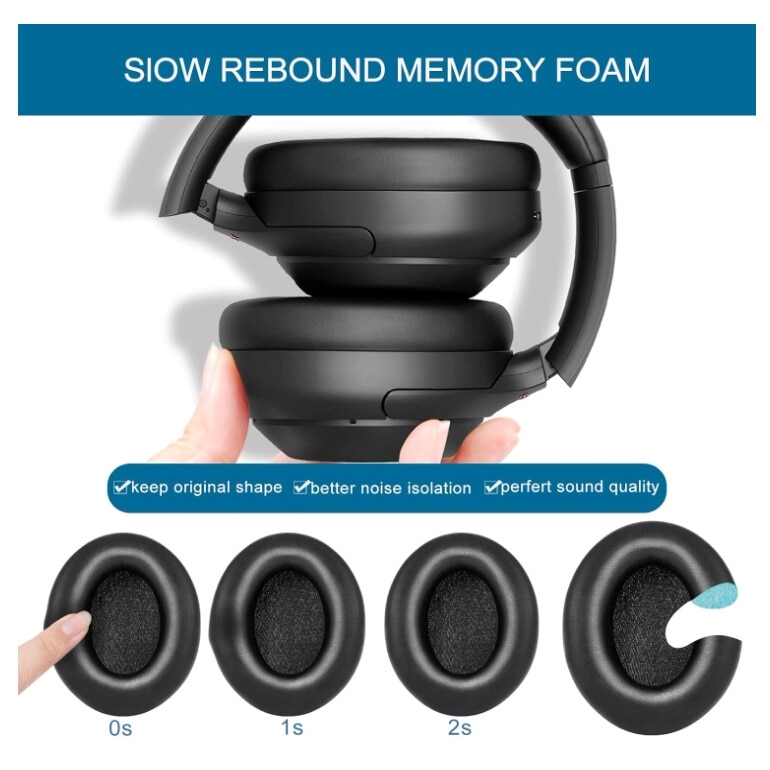 Set 2 bureti pentru casti Sony WH-1000XM4 Noise cancelling, Over