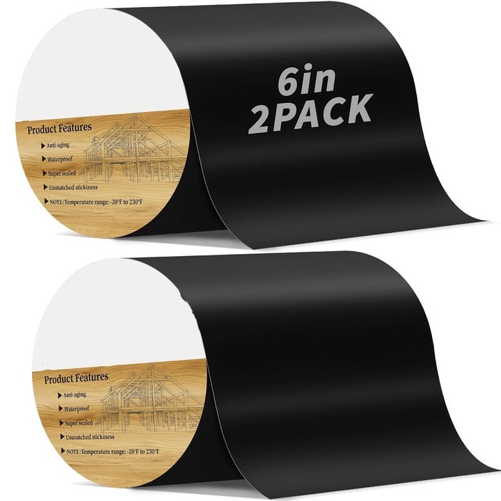 Banda pentru acoperis, YYLCNLYY, 2 Rola, Rezistenta la Vreme, pentru Structuri din Lemn si Metal