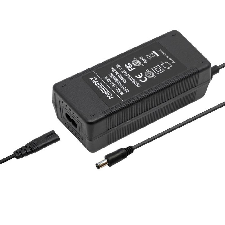 Зарядно за електрически скутер 48V (54.6 V) 2. DC конектор 5.5 mm