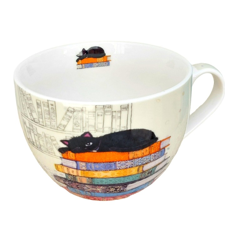 Bol Kiub, 670ml, portelan alb, pentru cereale