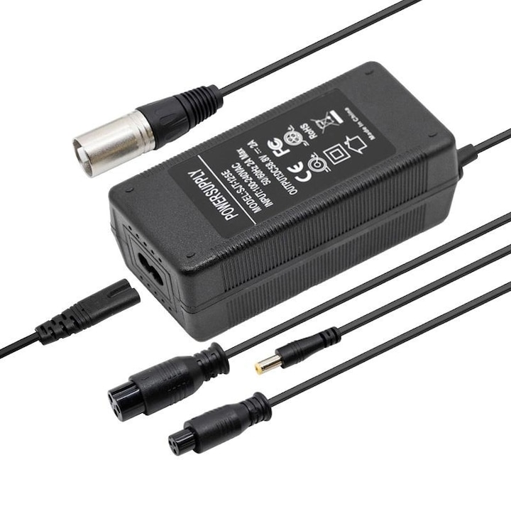 Зарядно за електрически скутер 52 V (58.8 V) 2A с DC и GX конектор