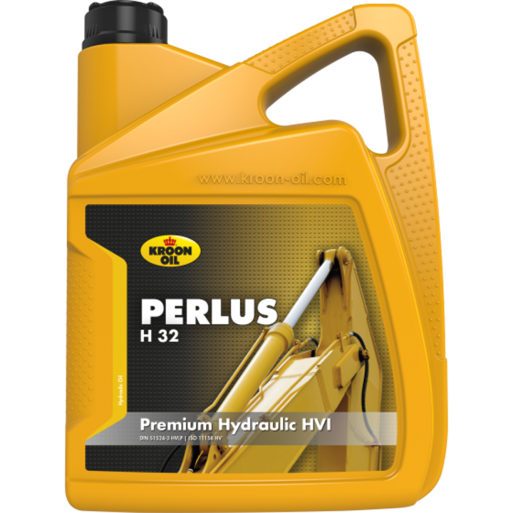 Ulei hidraulic KROON OIL Perlus H 32 Premium Hydraulic HVI 02314, volum 5 litri, sintetic
