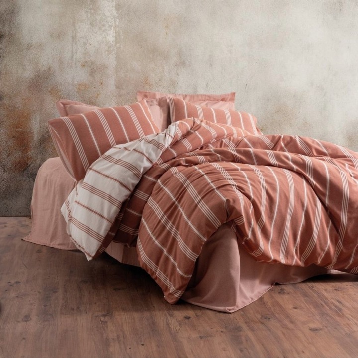 Dupla ágynemű, demi szövet, 240 x 260 cm, 4 db, Pamut doboz, Sima Jamira Caramiziu