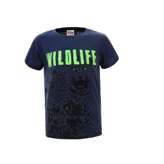 Tricou bleumarin cu leopard pentru baieti