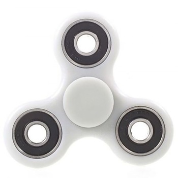 Spinner Fidget jucarie antistres, metalica, alb Spinner Fidget jucarie antistres, metalica, alb