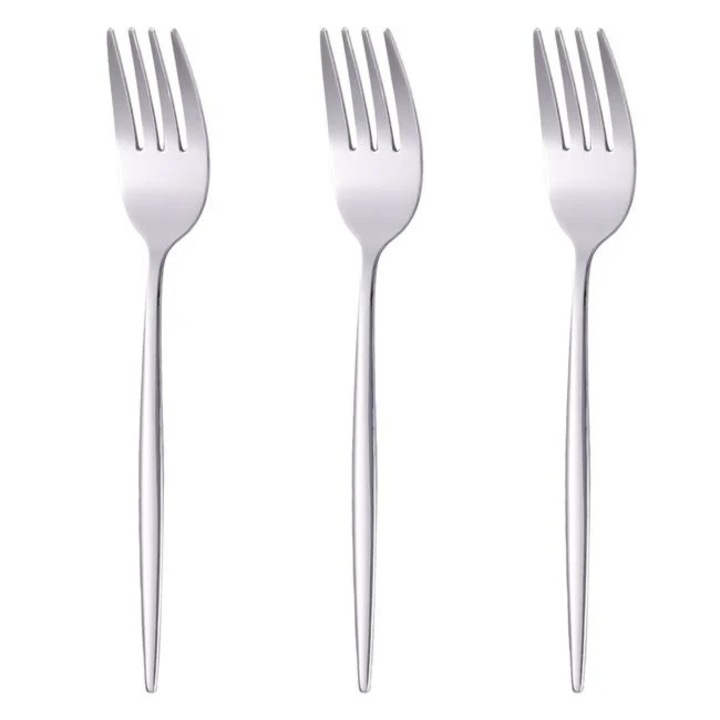 Nyland® kis rozsdamentes acél villa "Slim" 15cm - 3db