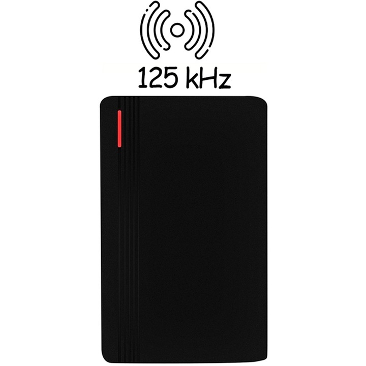 125 kHz RFID четец с контрол на достъпа, здрава конструкция със защита IP66, интерфейс Wiegand 26, външен, компактен, свързващ RFID четеца към регистратора за работно време, ниски и високи температури, SecureEntry-CR30LF