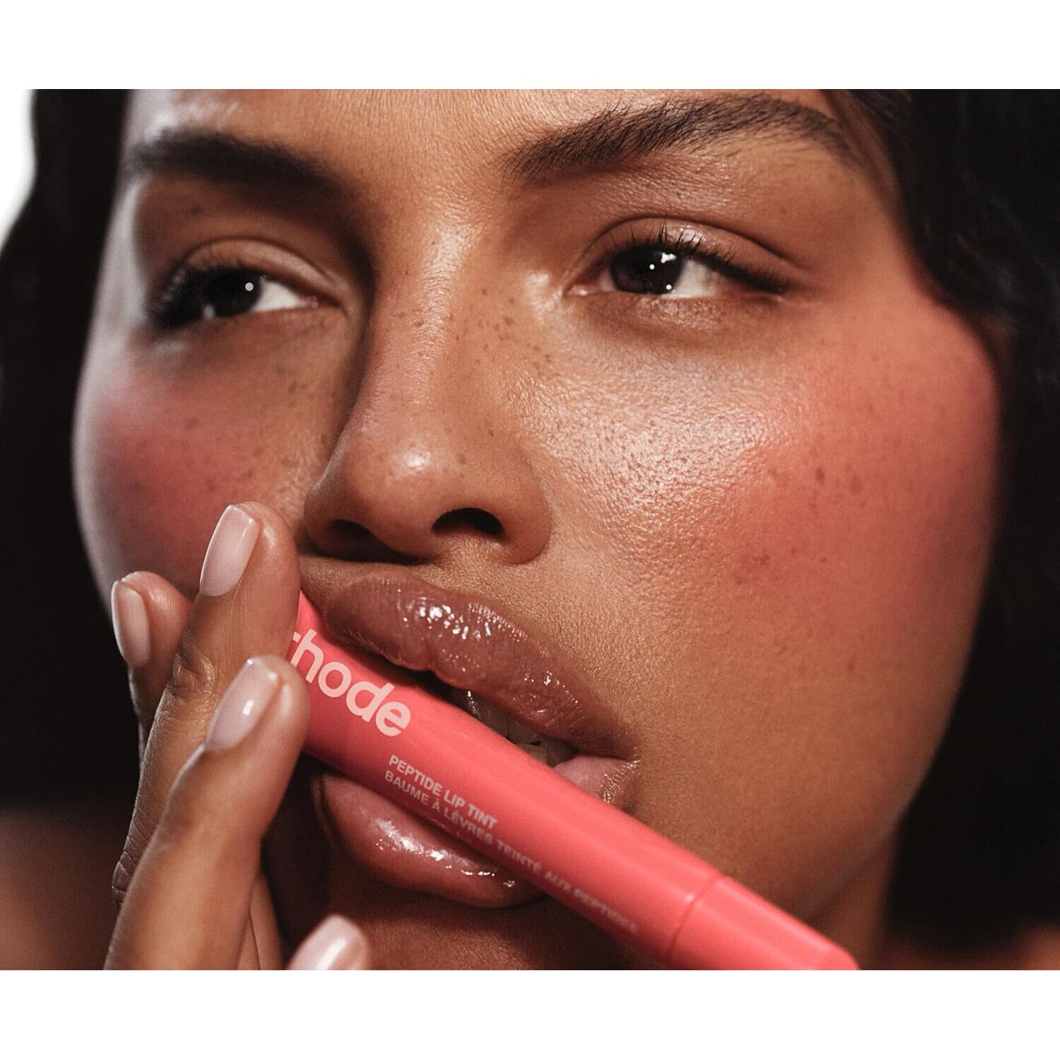 Luciu de buze，Rhode by Hailey Bieber peptide lip tint Peach Pit