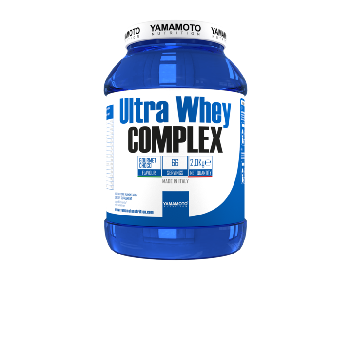 Proteine din zer, pudra proteica Ultra Whey Premium Complex, WPC + WPI cu Aminogen, Vanilie, 2000 g